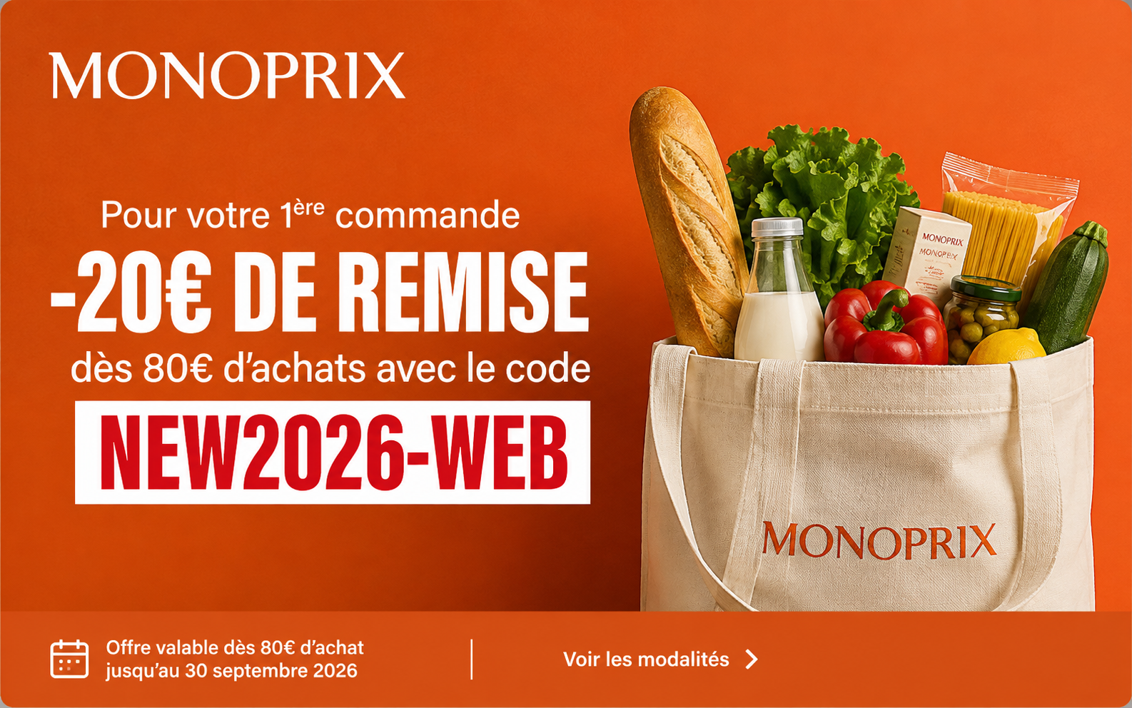 Monoprix - offres courses en ligne