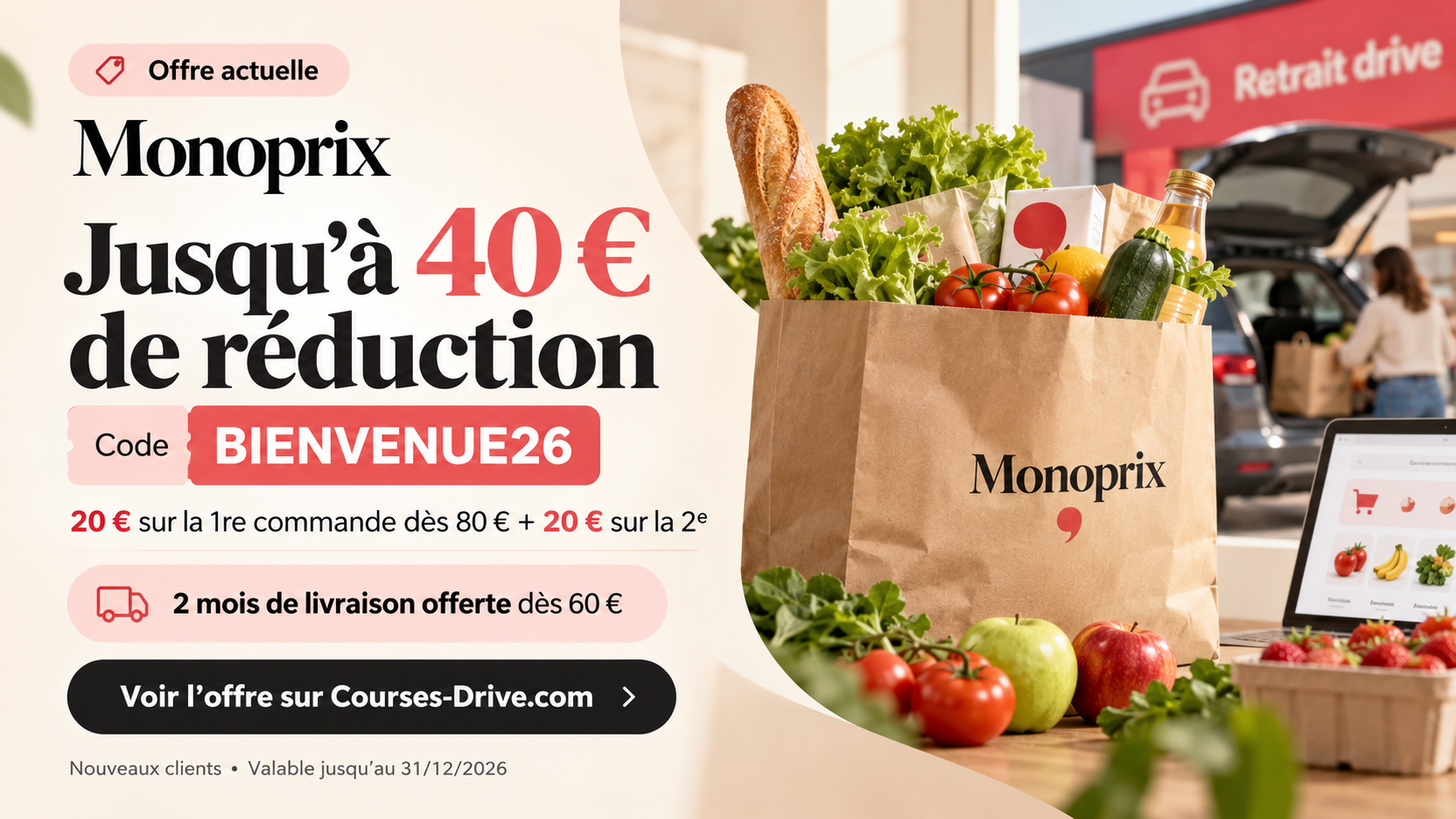 Monoprix - offres courses en ligne